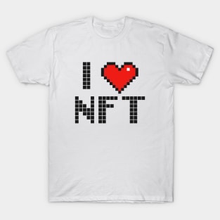 I heart NFT, I love NFT Digital NFT T-Shirt